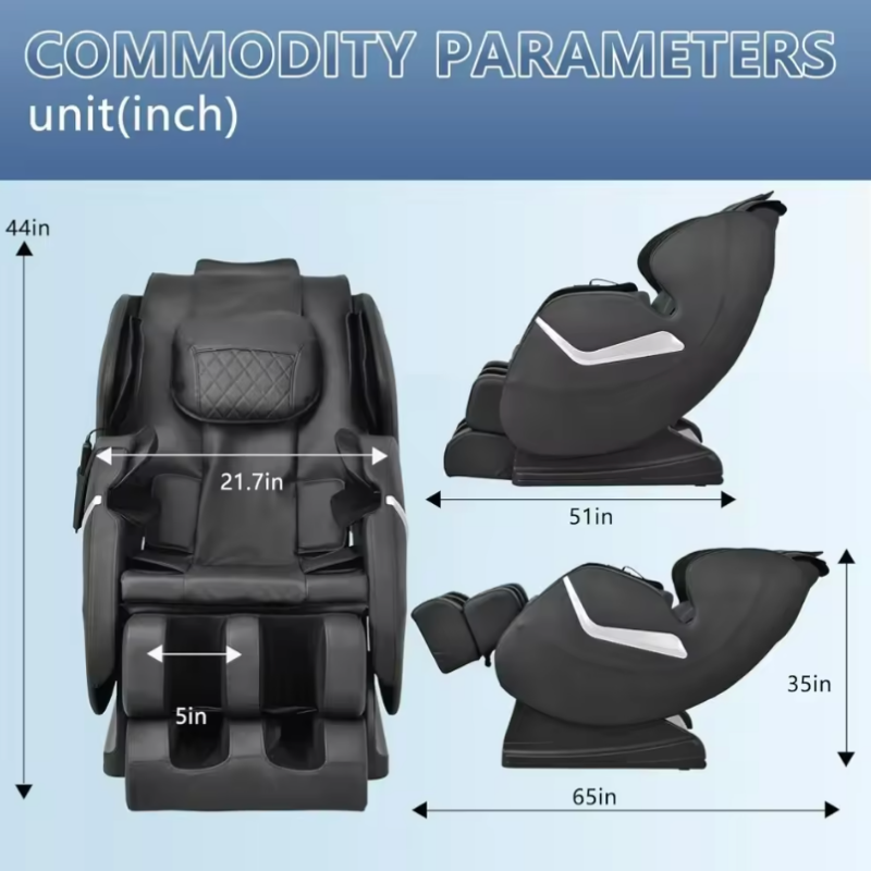Komfy Zero-Gravity Shiatsu Massage Chair With Heating (SL-Track)