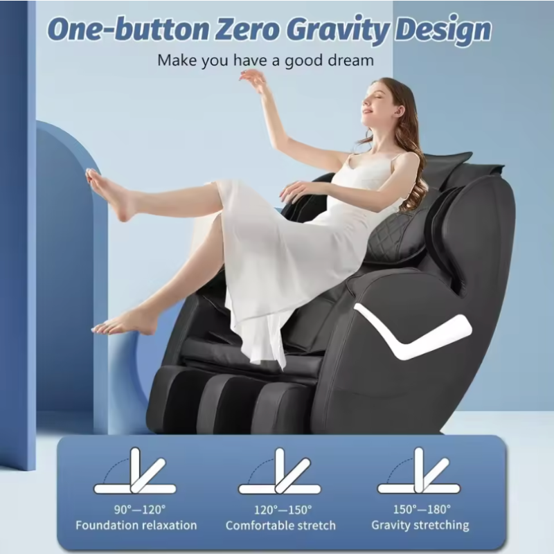 Komfy Zero-Gravity Shiatsu Massage Chair With Heating (SL-Track)
